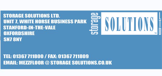 Mezzaninines from Storage Solutions Ltd, Unit 7 White Horse Business Park, Stanford in the Vale, Swindon, Oxfordshire, Oxon, Englandswindon